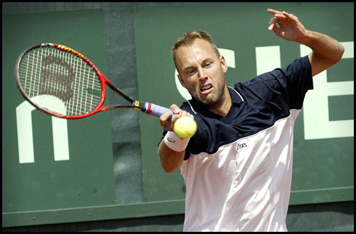 Tennis: Peter Wessels, finale Siemens Open, Den Haag